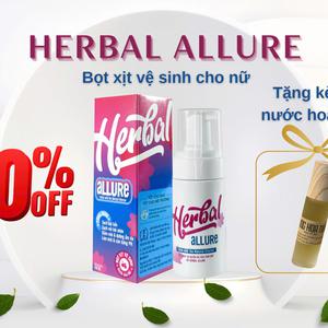 HERBAL ALLURE (Bọt xịt Vệ Sinh Nữ)