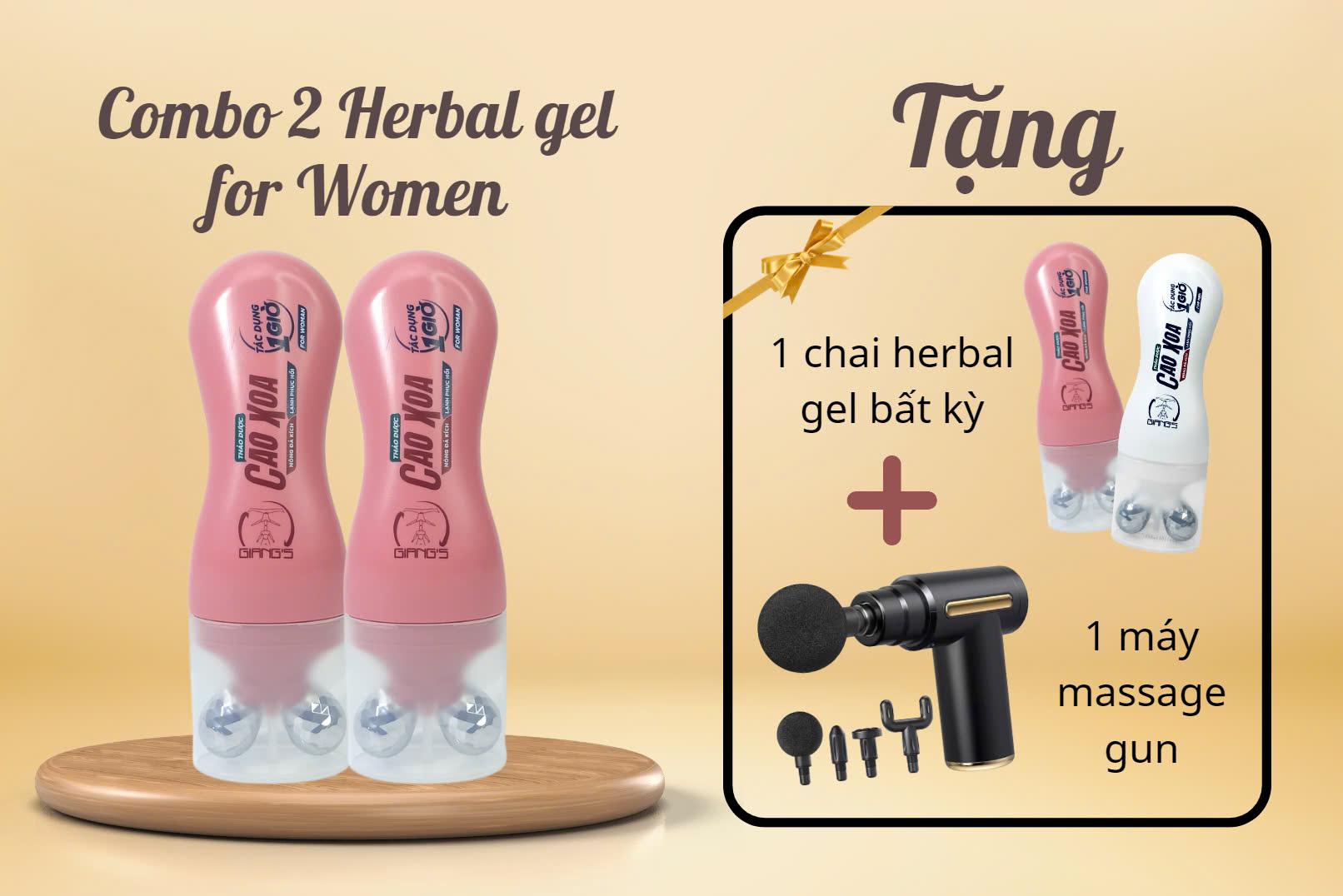 COMBO 2 CHAI HERBAL GEL FOR WOMEN 