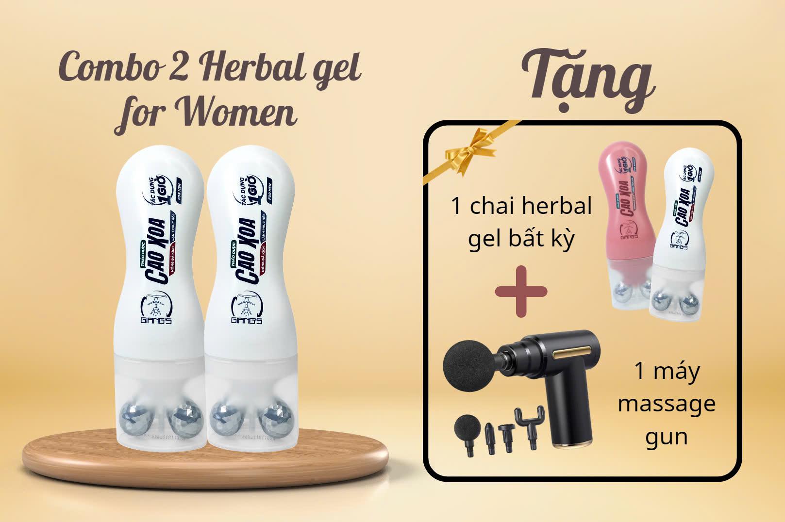 COMBO 2 CHAI HERBAL GEL FOR MEN 