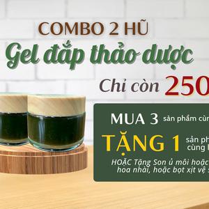 Combo 2 hũ Gel đắp thảo dược (hũ 50gr)