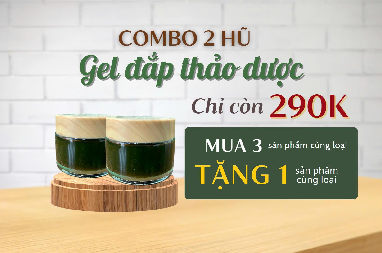 Combo 2 hũ Cao đắp thảo dược (hũ 50gr)