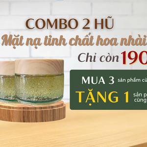 COMBO 2 HŨ MẶT NẠ TINH CHẤT HOA NHÀI 50GR