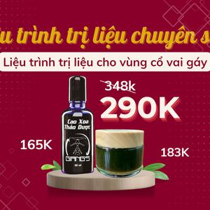 Combo Trị liệu chuyên sâu cho cổ vai gáy 