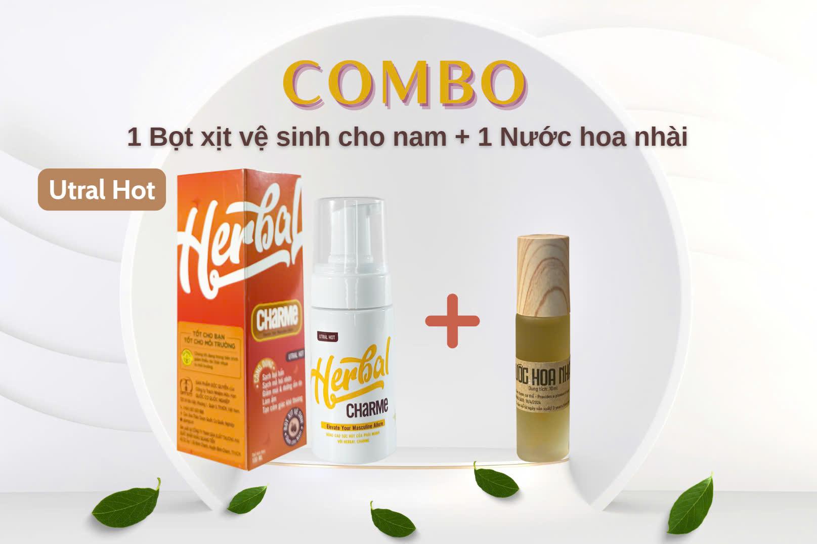 COMBO BỌT XỊT VỆ SINH ULTRA HOT- NƯỚC HOA NHÀI