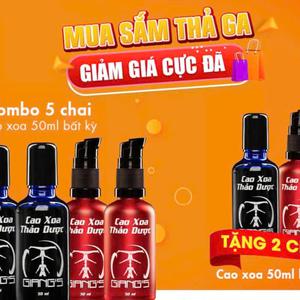 Combo 3 Cao xoa thảo dược Giang's chuyên dùng cho Cổ Vai-Gáy và 2 Hiệu quả nhanh - Hấp thụ tốt