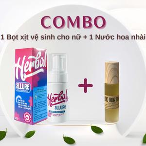 COMBO BỌT XỊT VỆ SINH NỮ- NƯỚC HOA NHÀI