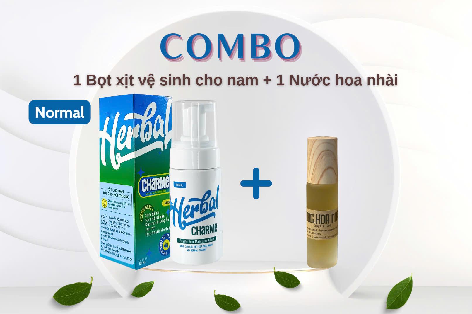 COMBO BỌT XỊT VỆ SINH NORMAL- NƯỚC HOA NHÀI