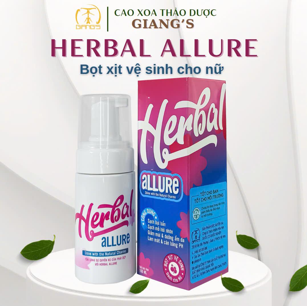 HERBAL ALLURE (Bọt xịt Vệ Sinh Nữ)