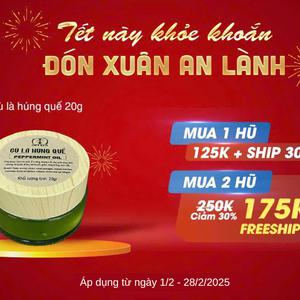 Combo 2 hũ dầu cù là húng quế 20gr 