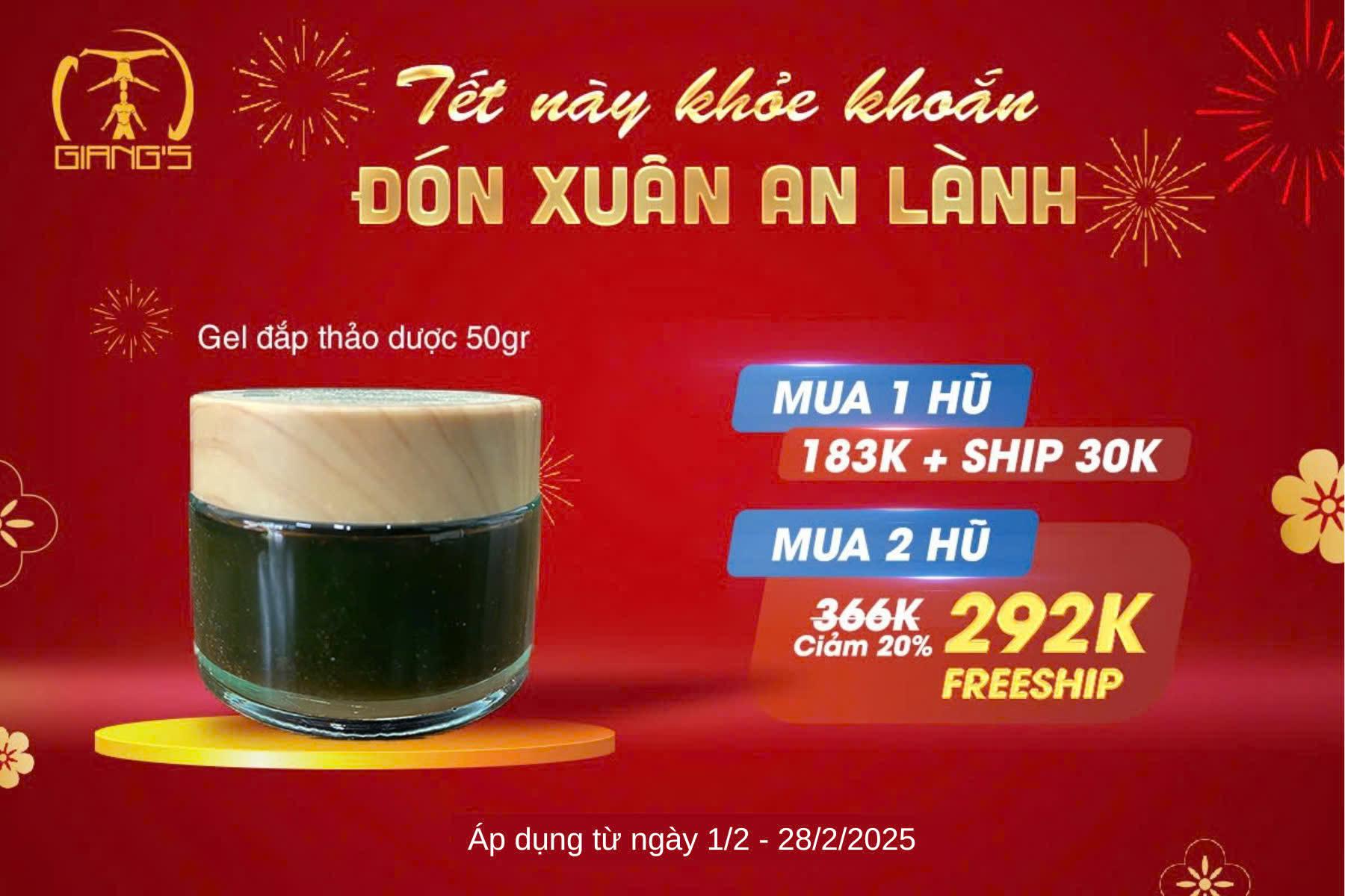 Combo 2 hũ Cao đắp thảo dược (hũ 50gr)