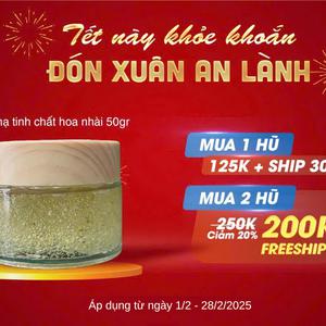 COMBO 2 HŨ MẶT NẠ TINH CHẤT HOA NHÀI 50GR