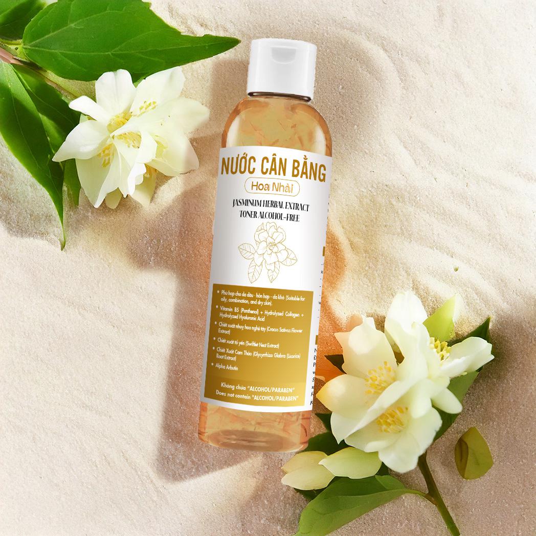 Nước cân bằng Hoa nhài (JASMINUM HERBAL EXTRACT TONER ALCOHOL-FREE)