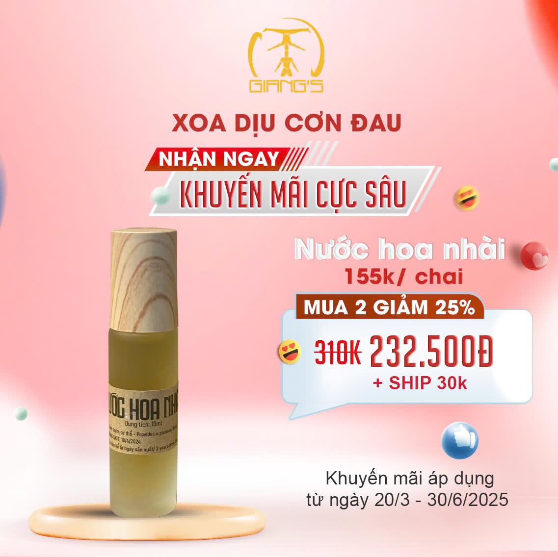 Nước hoa Hương hoa Nhài 10ml