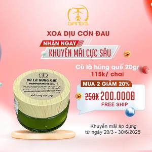 Combo 2 hũ Cù là húng quế 20gr 