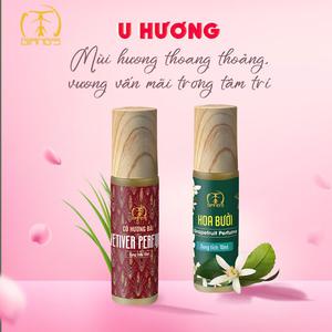 Nước hoa phối ngẫu U Hương (Hoa bưởi, Cỏ hương bài)