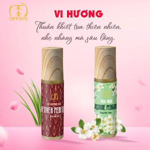 Nước hoa phối ngẫu Vị Hương (Cỏ hươmg bài, hoa nhài)