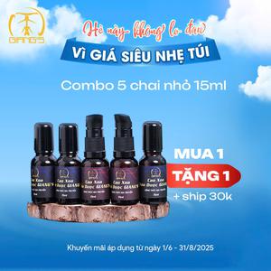Set Quà tặng 5 Chai Cao xoa Giang's 15ml