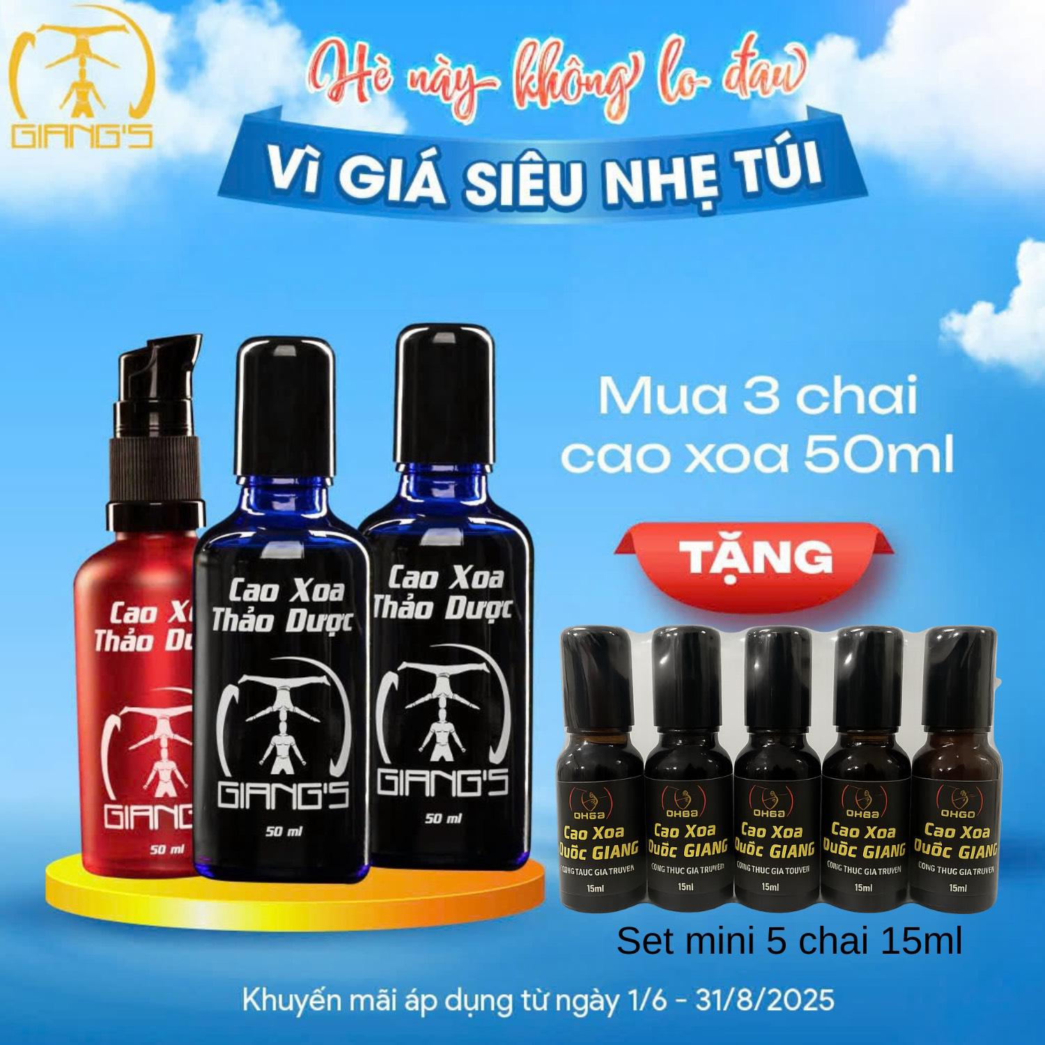 Combo 1 bottles of Giang's Herbal recipe Fast acting Super Absorbent - 2 bottles of Giang's Herbal recipe Specifically Formulated for Neck and Shoulder