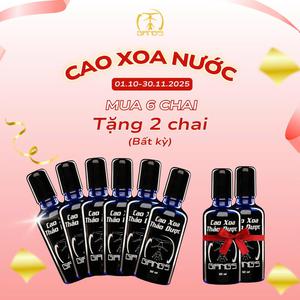 Combo 6 chai Cao xoa thảo dược Giang's chuyên dùng cho Cổ Vai-Gáy  