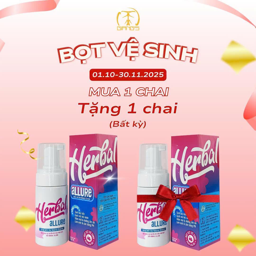 Herbal Allure (Bọt xịt Vệ Sinh Nữ)