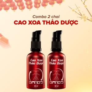 Combo 2 chai Cao xoa thảo dược Giang's Hiệu quả nhanh-Hấp thụ tốt
