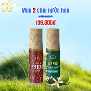 Nước hoa phối ngẫu U Hương (Hoa Bưởi, Cỏ Hương Bài)