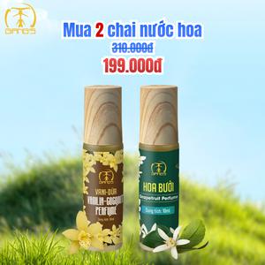 Nước hoa phối ngẫu Di Hương (Vani - Dừa, Hoa Bưởi)
