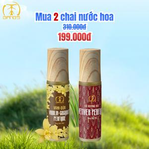 Nước hoa phối ngẫu Mịch Hương (Vani - Dừa, Cỏ Hương Bài)