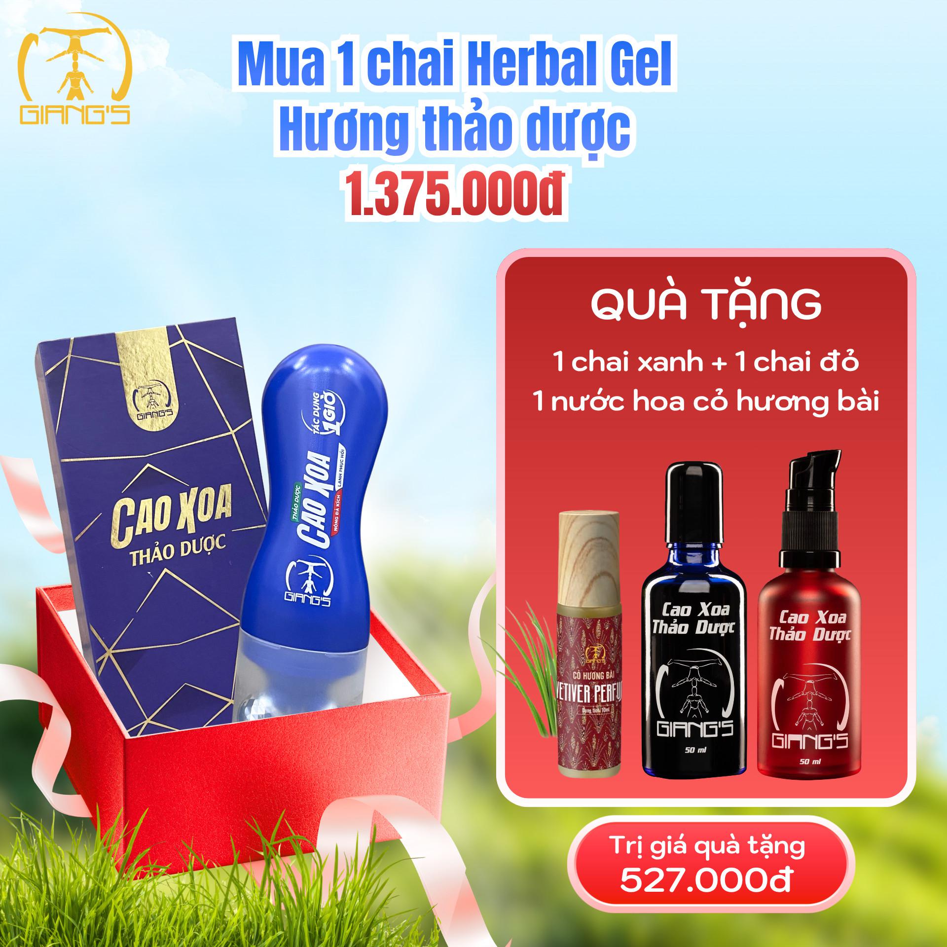 HERBAL GEL MÙI NGUYÊN BẢN THẢO DƯỢC (MÀU TRẮNG 150GRAM)