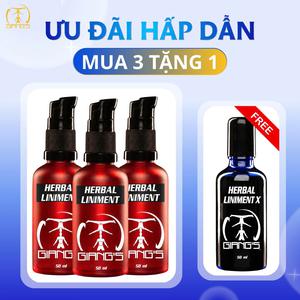 COMBO 3 CHAI CAO XOA THẢO DƯỢC HERBAL LINIMENT