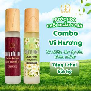 Nước hoa phối ngẫu Vi Hương  (Hoa nhài+ Cỏ hương bài)