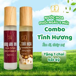 Nước hoa phối ngẫu Tĩnh Hương (Cỏ Hương Bài, Hoa Trà)