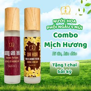 Nước hoa phối ngẫu Mịch Hương (Vani - Dừa, Cỏ Hương Bài)