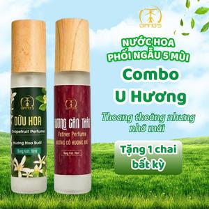 Nước hoa phối ngẫu U Hương (Hoa Bưởi, Cỏ Hương Bài)