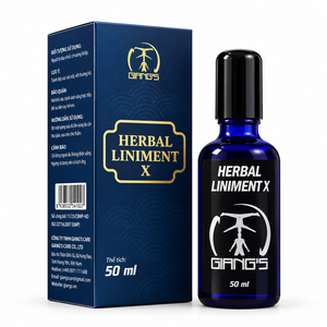 Herbal Liniment X - chai xanh 50 ml và hộp