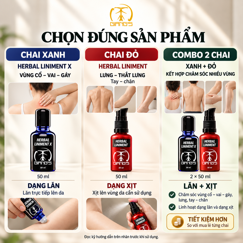 Hướng dẫn sử dụng chai đỏ